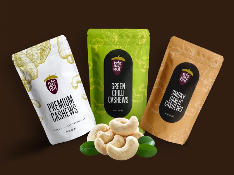 Nuts Hut — packaging work